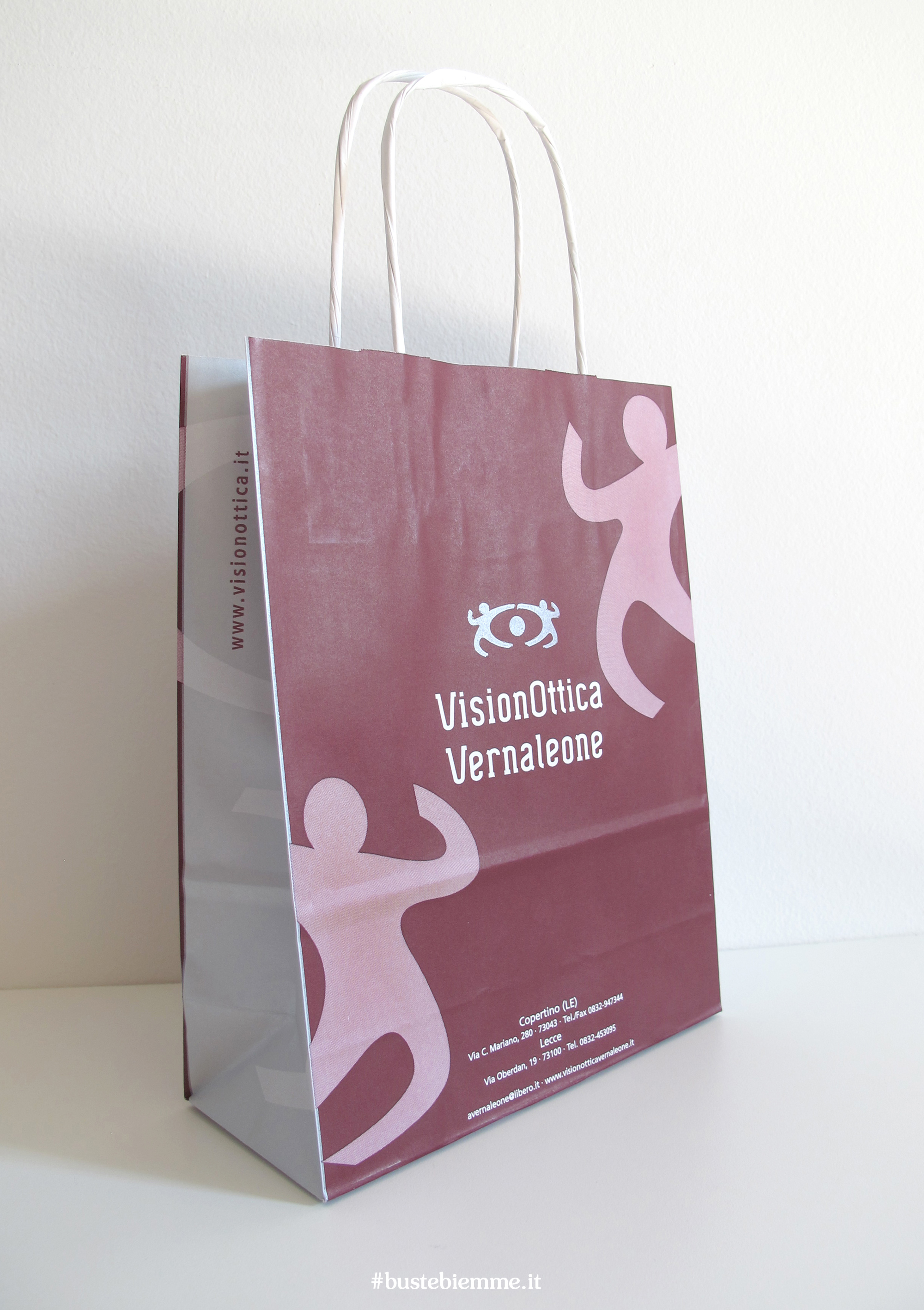 Shopper in carta con maniglia ritorta - Universal Promo